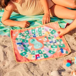 Juego de playa 2 en 1: Oca y Serpientes y escalera - Quut