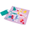 Juego de playa 2 en 1: parchís y 3 en raya - Quut