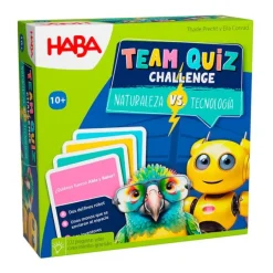 Juego de preguntas Team Quiz Challengue Naturaleza VS Tecnología - HABA