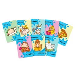Juego de rapidez visual Taco Gato Cabra Queso Pizza Waterproof - Lúdilo