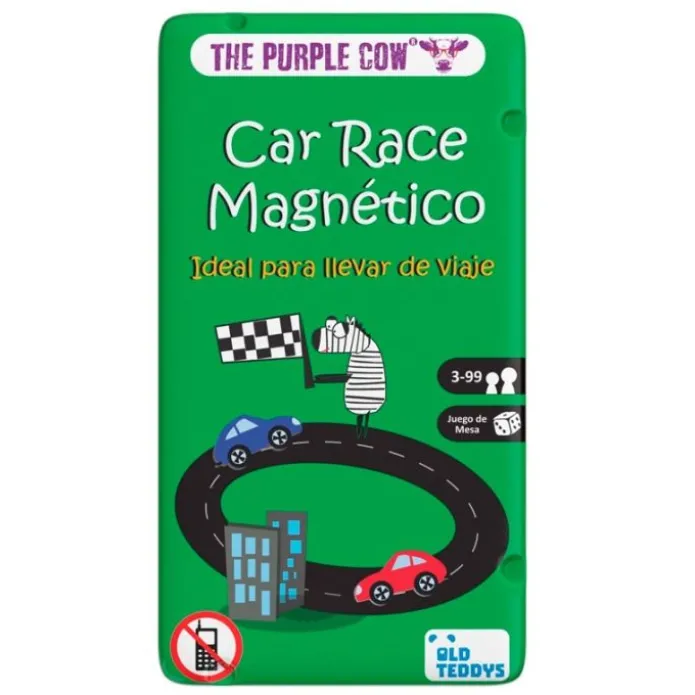 Juego en lata magnético To Go carrera de coches - The Purple Cow