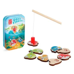 Juego en lata magnético ¡Vamos de pesca! - Hape