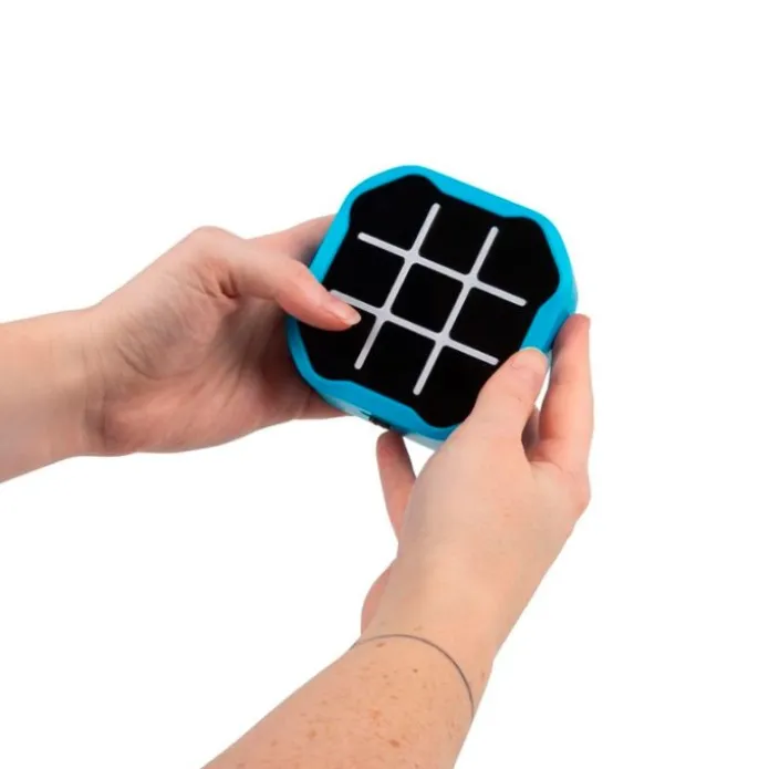 Juego interactivo 3 en raya azul - Tic-Tac-Toe