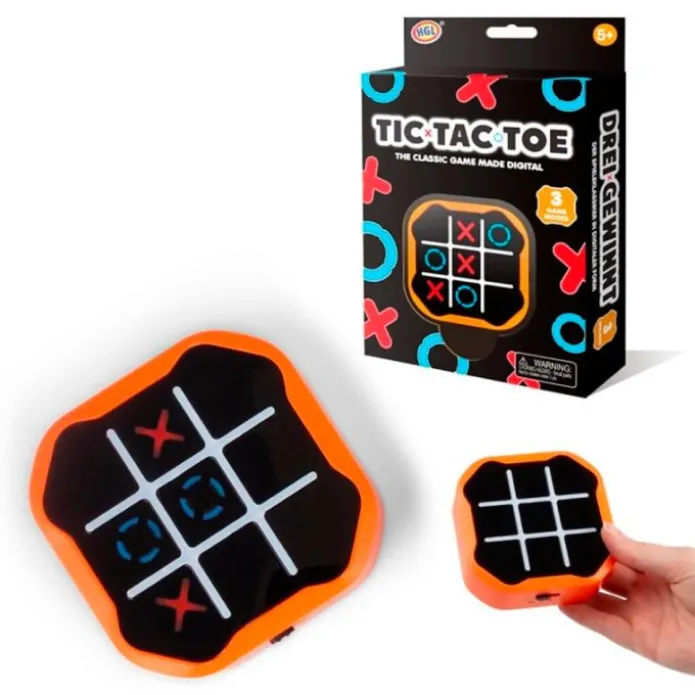 Juego interactivo 3 en raya naranja - Tic-Tac-Toe