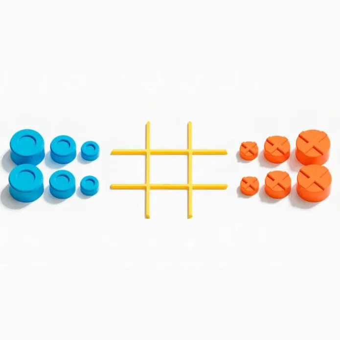Juego interactivo Tic-Tac-Toe Bolt amarillo - Giiker