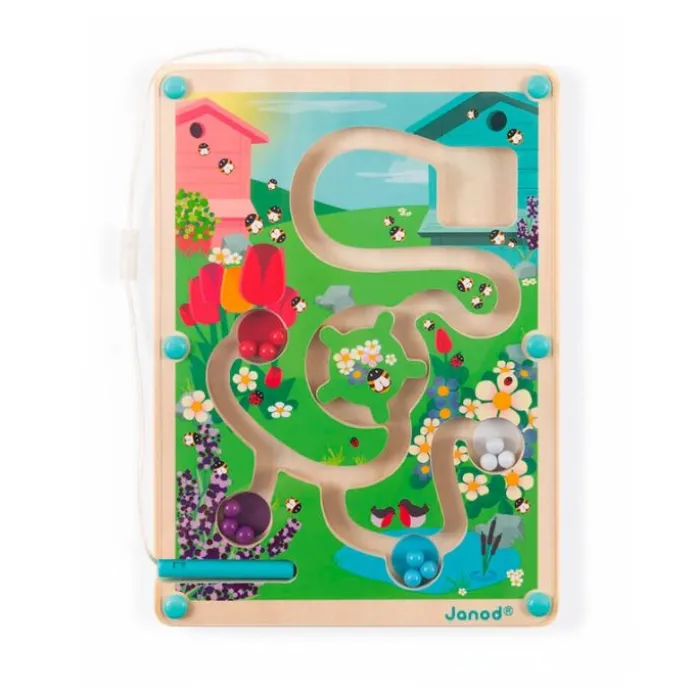 Juego magnético de madera laberinto colmena - Janod