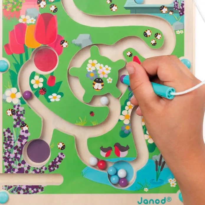 Juego magnético de madera laberinto colmena - Janod