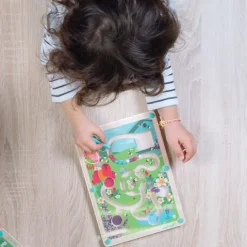 Juego magnético de madera laberinto colmena - Janod