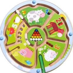 Juego magnético de madera Laberinto Números - HABA