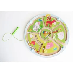 Juego magnético de madera Laberinto Números - HABA