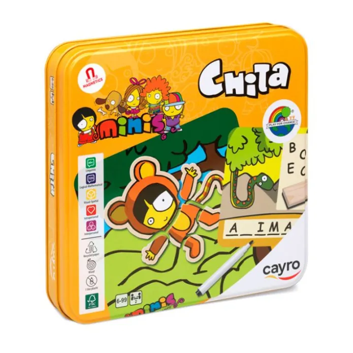 Juego magnético de vocabulario Chita El ahorcado - Cayro