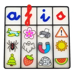 Juego para clasificar sonidos o letras - Con miniaturas y alfabetos Montessori