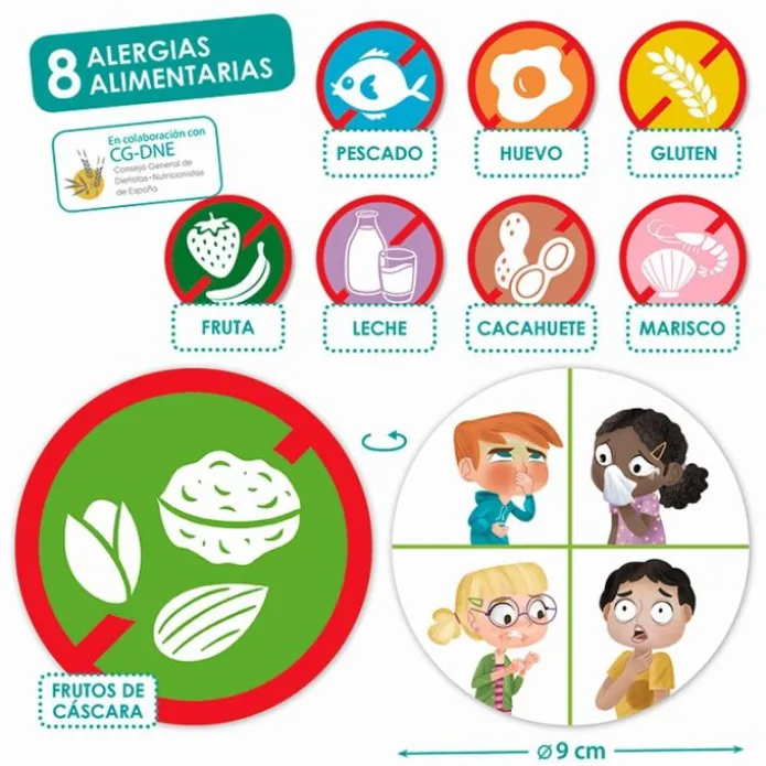 Juego para descubrir las intolerancias alimentarias - Akros
