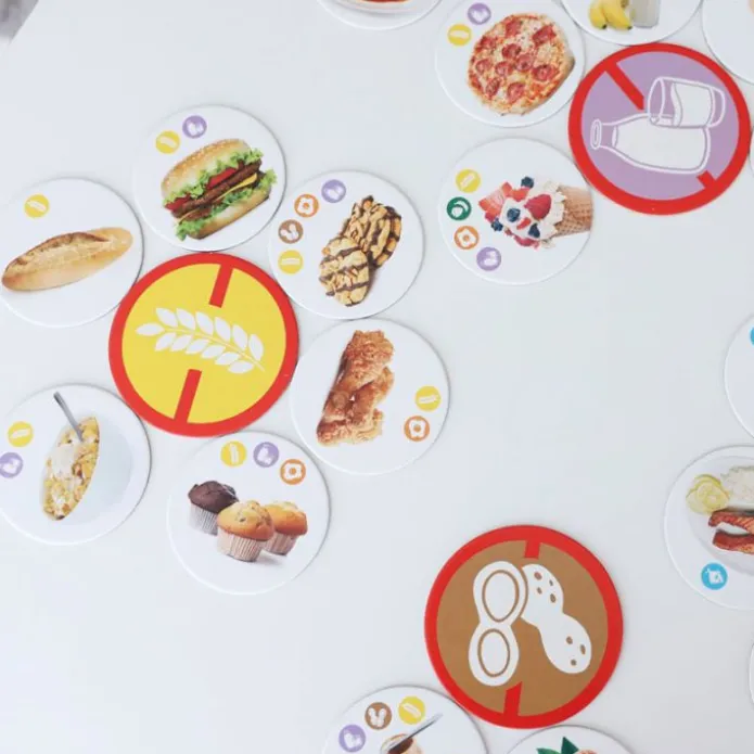 Juego para descubrir las intolerancias alimentarias - Akros