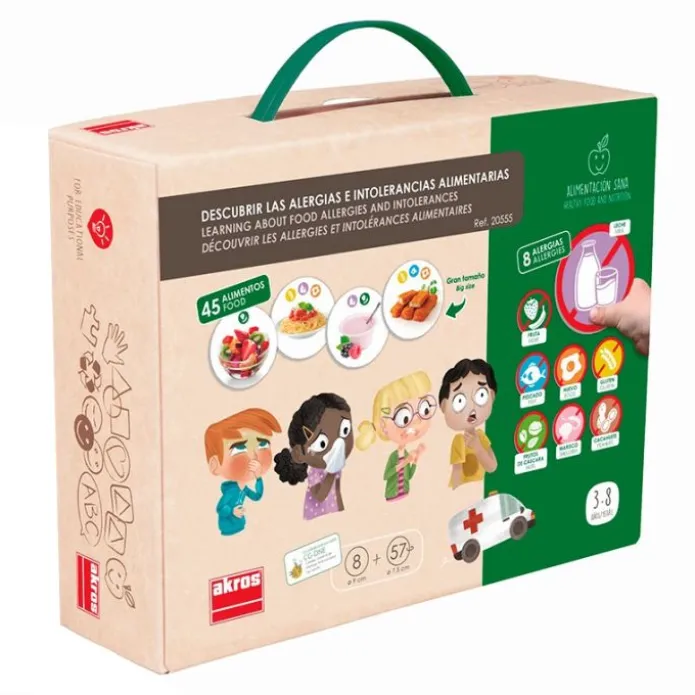 Juego para descubrir las intolerancias alimentarias - Akros