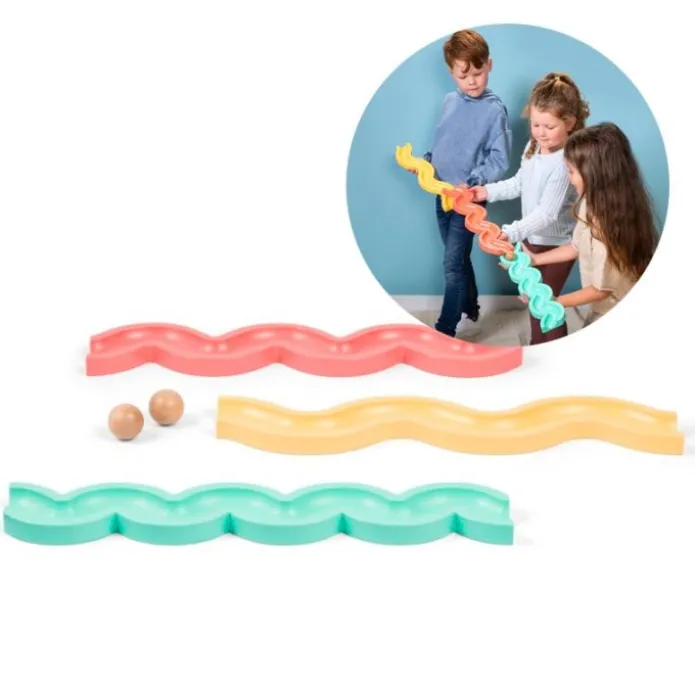 Juego pistas de pase de bolas - BS Toys