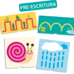 Juego sensorial: Tacto fichas de números y pre-escritura - Akros