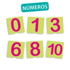 Juego sensorial: Tacto fichas de números y pre-escritura - Akros