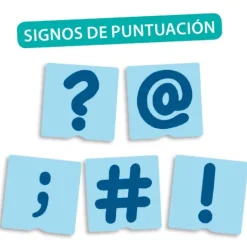 Juego sensorial: Tacto fichas letras y signos - Akros