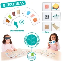 Juego sensorial: Tacto-foto - Akros
