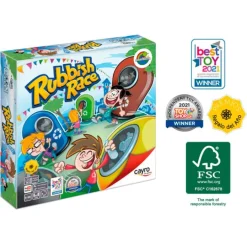 Juego sobre reciclaje Rubbish Race - Cayro
