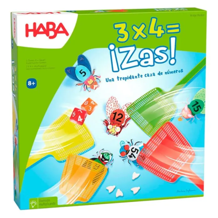 Juego Zas para aprender las tablas de multiplicar - HABA