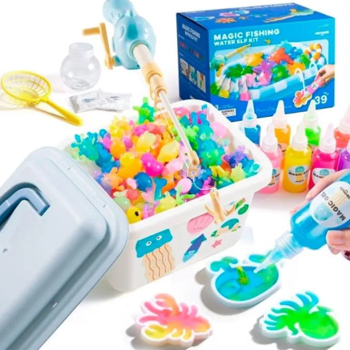 Kit creativo figuras de gel acuáticas para pescar - Jarmelo