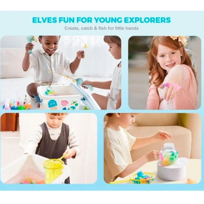 Kit creativo figuras de gel acuáticas para pescar - Jarmelo
