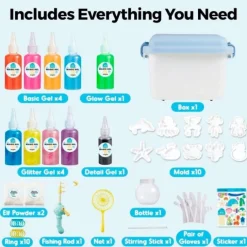 Kit creativo figuras de gel acuáticas para pescar - Jarmelo