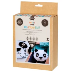 Kit de costura DIY bolso oso panda - aPunt Barcelona