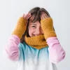 Kit de costura DIY cuello y guantes de lana - aPunt Barcelona