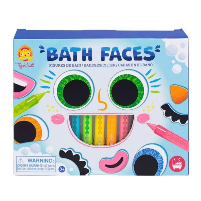 Kit dibujar caras para baño Bath Faces - Tiger Tribe
