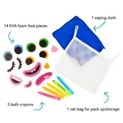 Kit dibujar caras para baño Bath Faces - Tiger Tribe