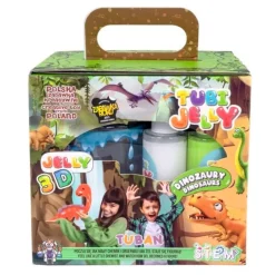 Kit gelatina 3D Tubi Jelly Dinosaurios con acuario - Tuban