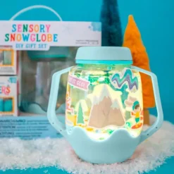 Kit jarra sensorial con luces Bola de nieve Navidad - GloPals