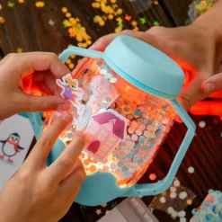 Kit jarra sensorial con luces Bola de nieve Navidad - GloPals