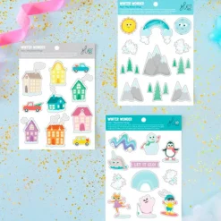 Kit jarra sensorial con luces Bola de nieve Navidad - GloPals
