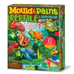 Kit moldear y pintar reptiles y anfibios - 4M