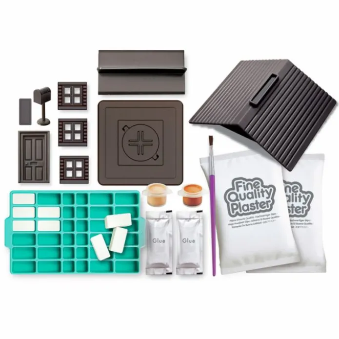 Kit para construir una casita-hucha con ladrillos - KidzLabs - 4M