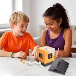 Kit para construir una casita-hucha con ladrillos - KidzLabs - 4M