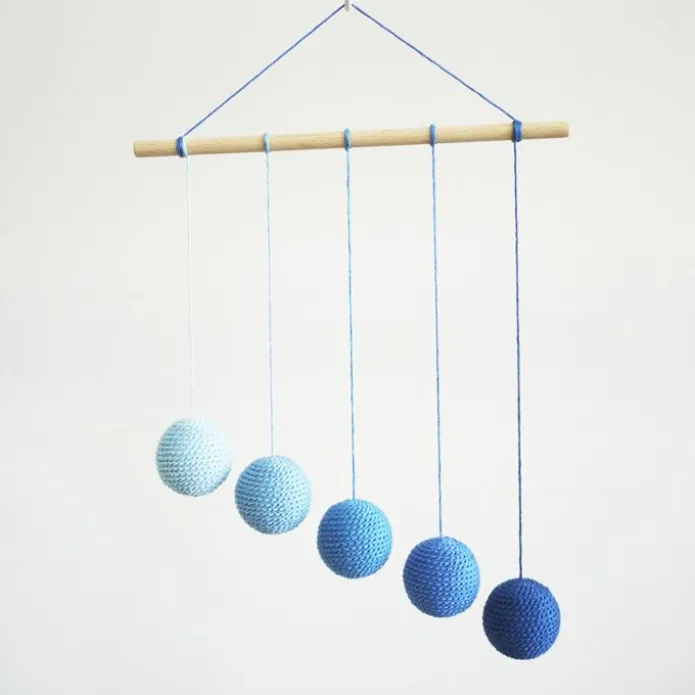 Kit para móvil Gobbi azul DIY - Montessori