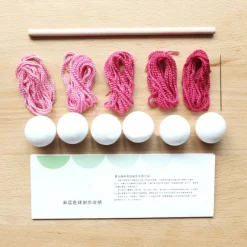 Kit para móvil Gobbi rosa DIY - Montessori
