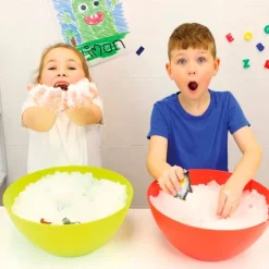 Kit sensorial invierno con nieve artificial, bandeja y animales - Zimpli Kids