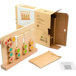 Laberinto de madera para emparejar formas y colores - Andreu Toys