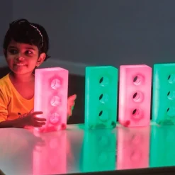 Ladrillos de construcción de colores con luz (12) - TTS