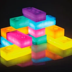 Ladrillos de construcción de colores con luz (12) - TTS