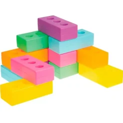 Ladrillos de construcción de colores con luz (12) - TTS