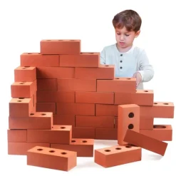 Ladrillos de construcción grandes de goma (25) - Playlearn