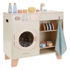Lavadora y fregadero de madera - Little Dutch