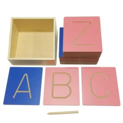 Letras alfabeto mayúsculas huecas - Montessori